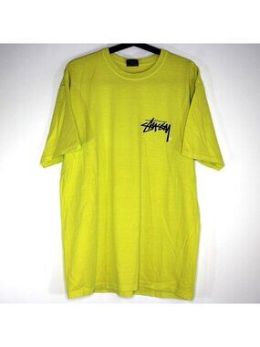 Stussy Mens Large Spell Out Long Sleeve T-Shirt NEW Q1136